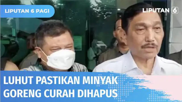 Menko Luhut Binsar Pandjaitan memastikan minyak goreng curah akan dihapuskan dan diganti dengan minyak goreng kemasan dengan harga murah. Alasan penghapusan karena seluruh dunia sudah tak lagi menggunakan minyak goreng curah selain Indonesia dan Bang...