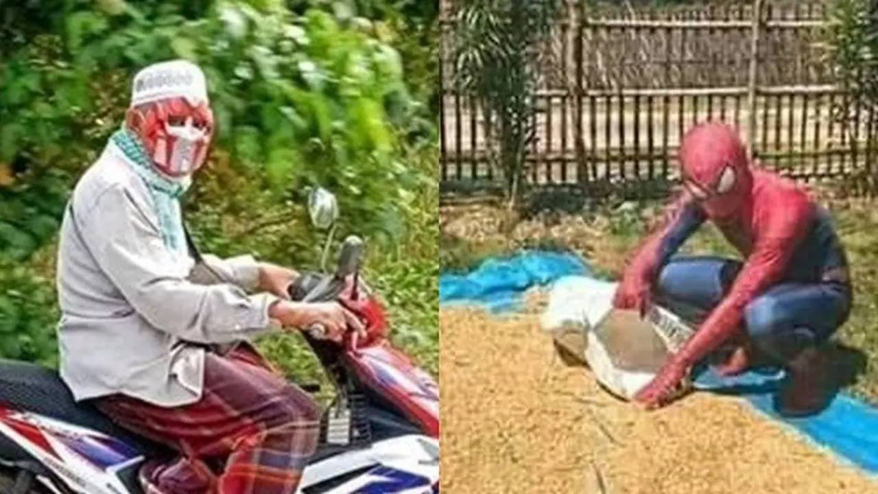 6 Kelakuan Bapak-Bapak saat Pakai Topeng Ini Bikin Tepuk Jidat