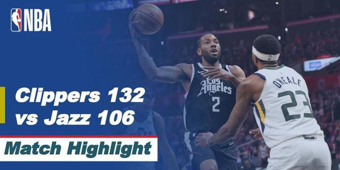 VIDEO: Highlights Semifinal NBA Playoffs, LA Clippers Raih Kemenangan Pertama Melawan Utah Jazz di Game 3