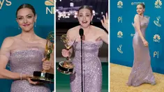 Ekspresi Amanda Seyfried Raih Emmy Awards untuk Pertama Kali (AP Photo)