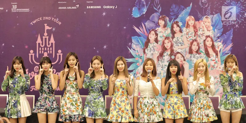 FOTO: Duh, Cantiknya Personel TWICE yang Bakal Manggung di Jakarta