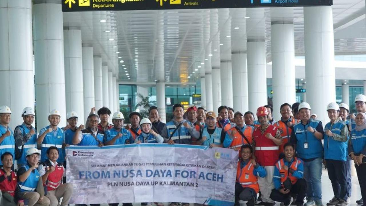 PLN Kalselteng Kirim 24 Personel Bantu Percepat Pemulihan Listrik Aceh Pasca-Banjir