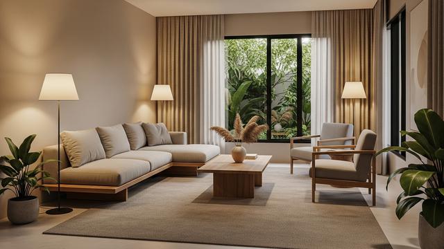 Beige dan Abu Hangat – Modern dan Menenangkan