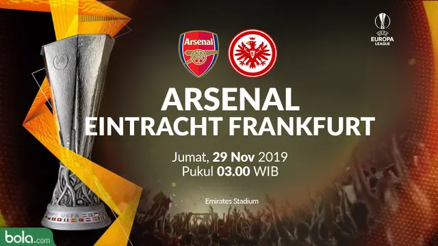 Arsenal Vs Eintracht Frankfurt