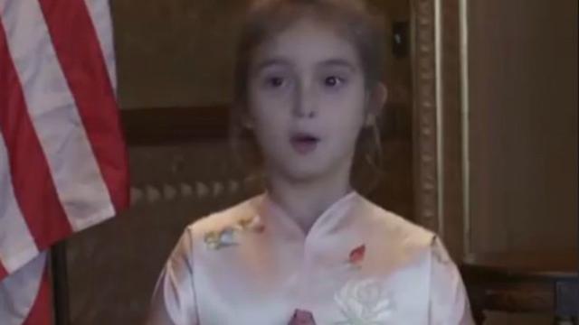 Nyanyi Lagu Mandarin Cucu Donald Trump Dipuji Presiden China Global Liputan6 Com