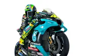 Pembalap Petronas Yamaha SRT, Valentino Rossi. (Twitter/Petronas Yamaha SRT)