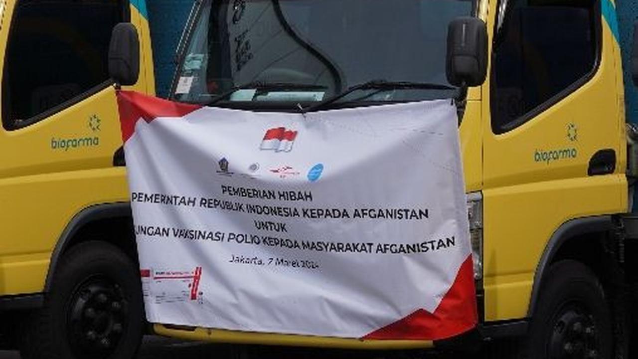 Indonesia Kirim 10 Juta Vaksin Polio untuk Anak-Anak Afganistan