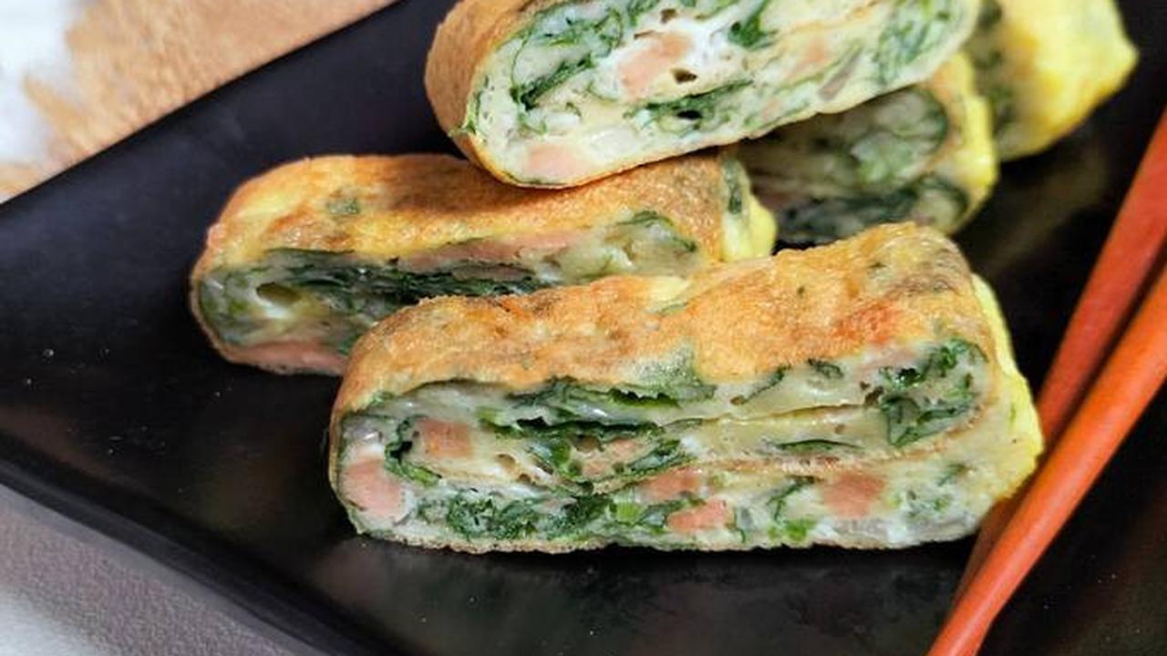 Omelet Bayam