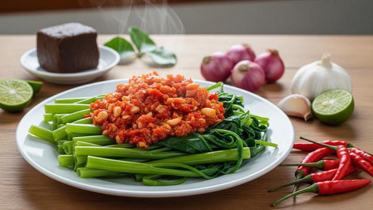 Sambal Kangkung yang Segar dan Enak