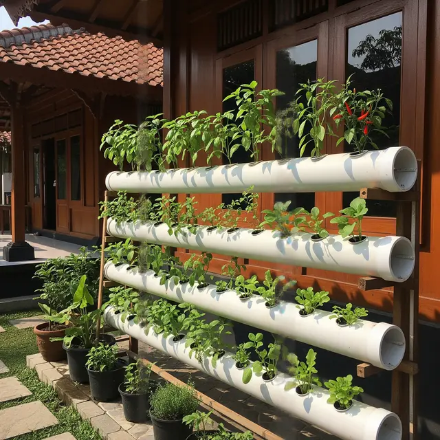 9 Model Kebun dari Paralon yang Estetik, Percantik Hunian