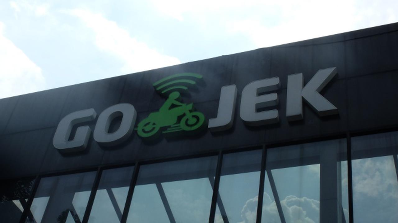 Logo Go-Jek di Kantor Go-Jek di Kemang, Jakarta. Liputan6.com/Mochamad Wahyu Hidayat