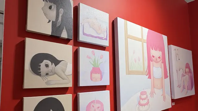 Salah satu seni lukisan di Art Jakarta Gardens 2026. [Anisha/Fimela]