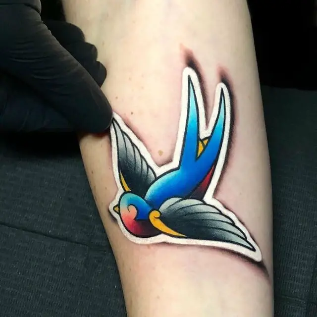 Potret Tato Dengan Ilusi Optik, Bak Stiker 3 Dimensi. (Sumber: Instagram/mr.sticker.tattoo)