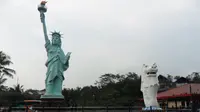 Ada Patung Liberty dan Merlion di Banjarnegara