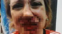 Seorang Ibu Dihajar Fans Boca Juniors