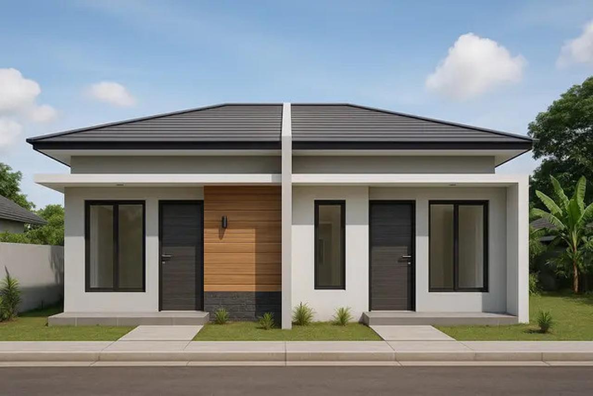 8 Model Rumah Kontrakan Sederhana 2 Pintu Minimalis, Cocok untuk Investasi Properti
