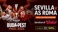 Live Streaming Final Liga Europa Sevilla Vs AS Roma Ekslusif di Vidio, Kamis 1 Juni 2023