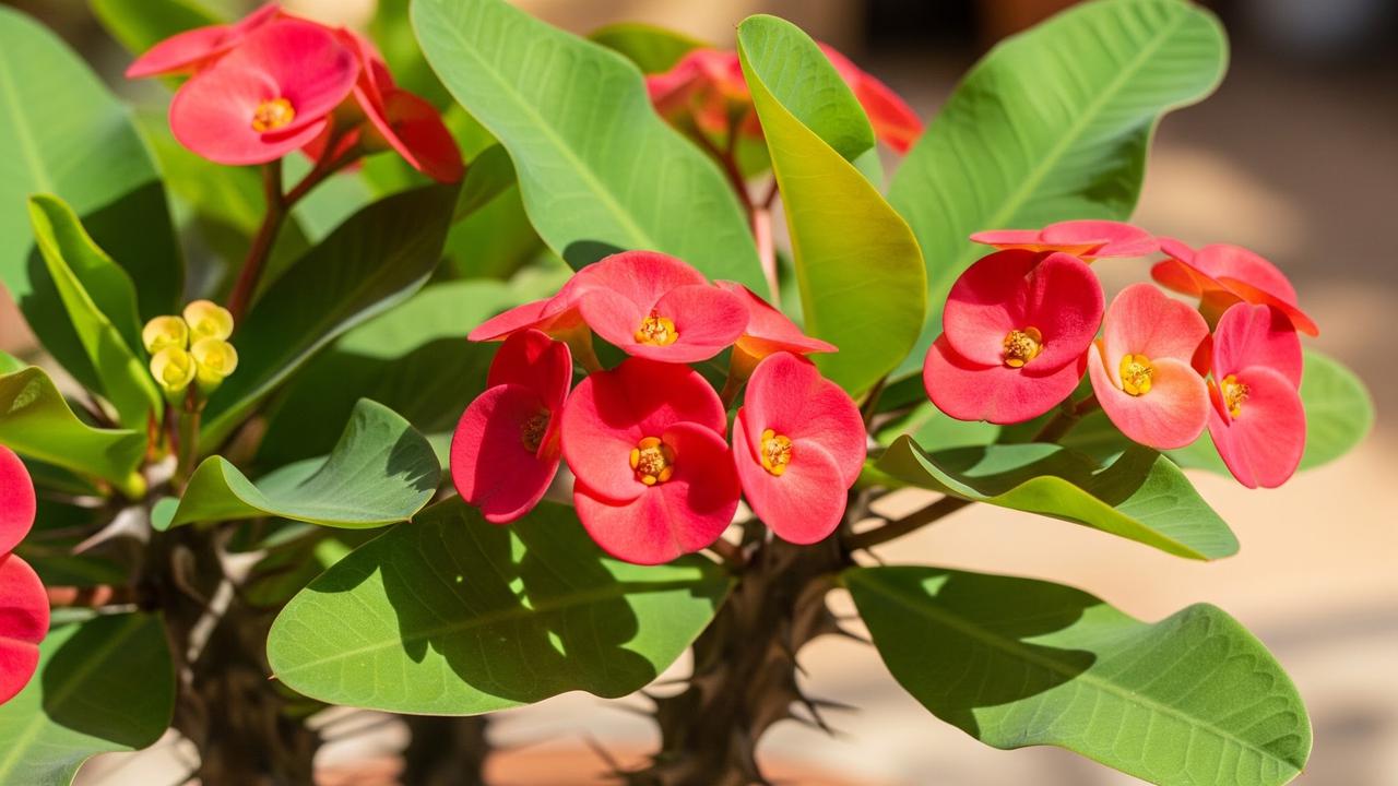 Euphorbia Milii (AI Generated)