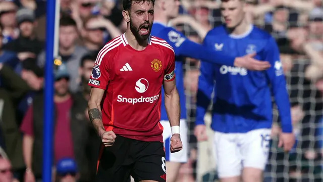 Bruno Fernandes, Everton vs Manchester United