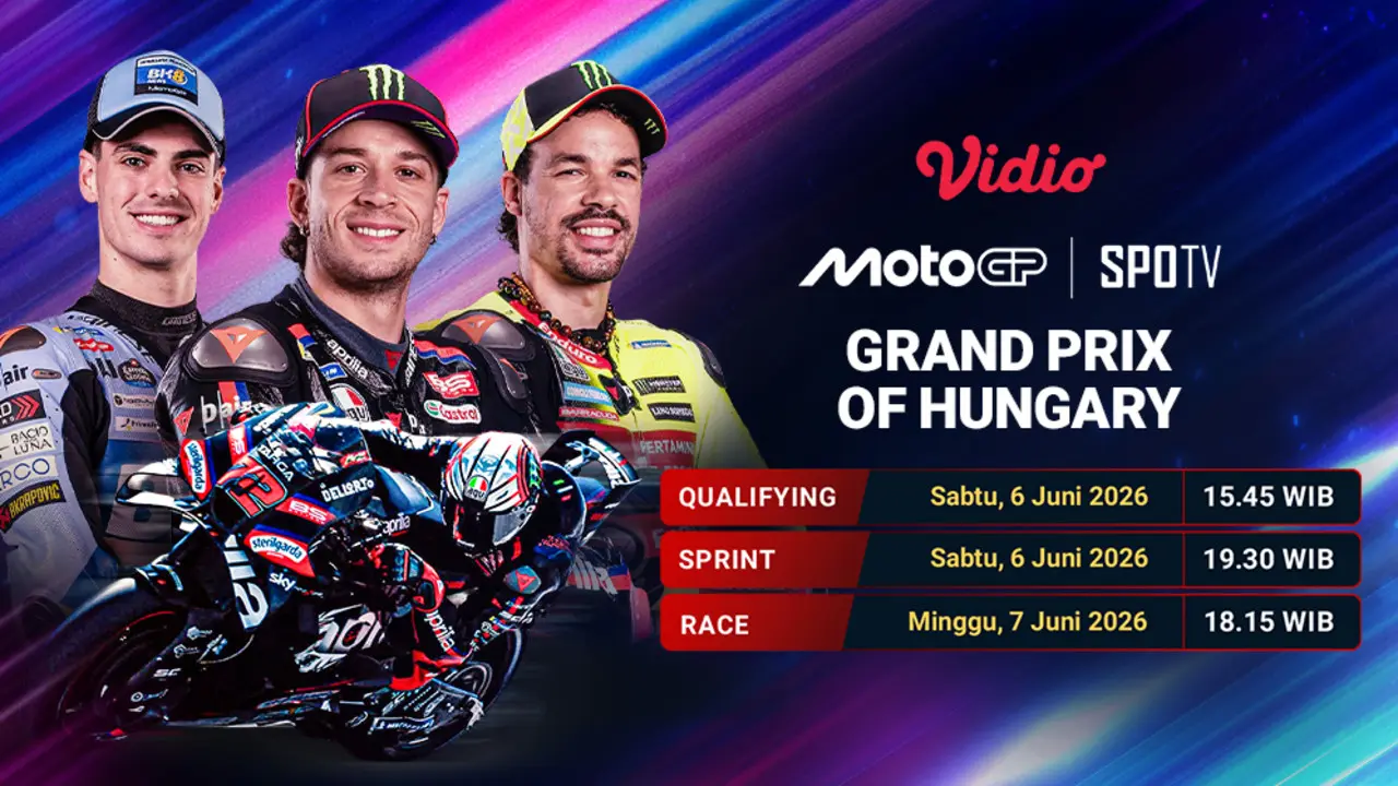 Jadwal MotoGP 2026 Grand Prix of Hungary