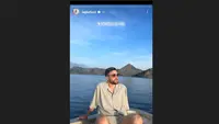 Instastory&nbsp;Nicholas Tagliafico di Labuan Bajo.