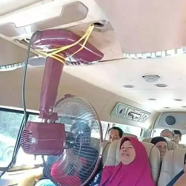 6 Potret Lifehack Kipas Angin Agar Anginnya Terasa ke Seluruh Ruangan Ini Kocak