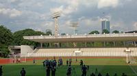 Latihan Timnas Indonesia U-20 di Stadion Madya, Gelora Bung Karno, Jakarta, Rabu (5/2/2025) sore WIB Menuju Piala Asia U-20 2025. (Bola.com/Hery Kurniawan)