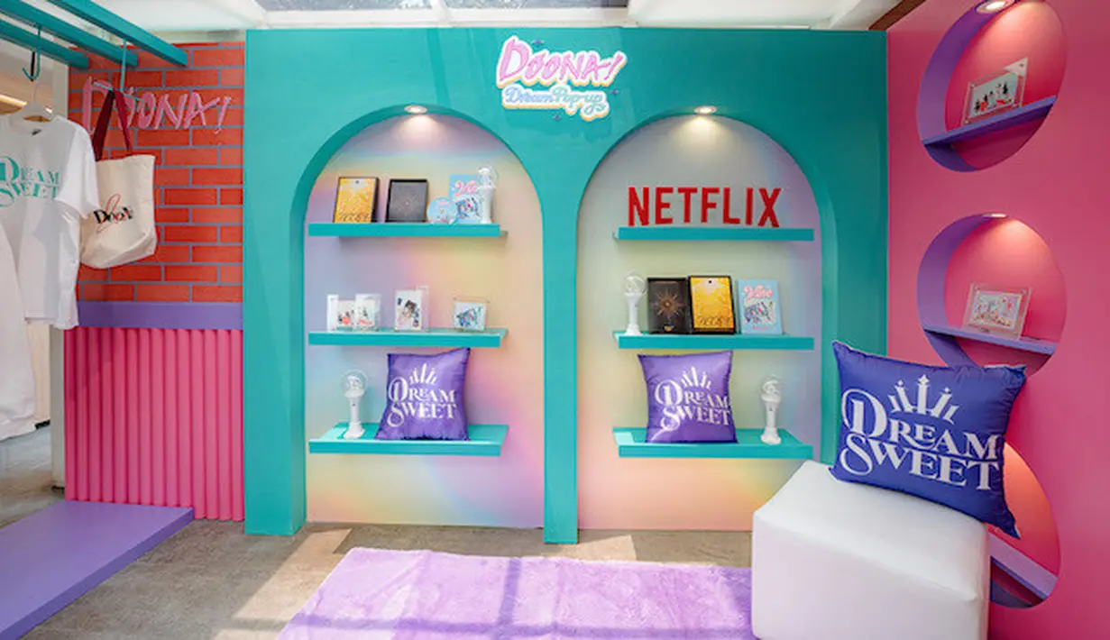 Pop Up Cafe drakor Doona! di Jakarta. [Foto: Netflix]