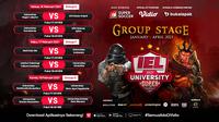 Pertandingan lengkap IEL University Super Series 2021 dapat disaksikan melalui platform streaming Vidio, laman Bola.com, dan Bola.net. (Dok. Vidio)