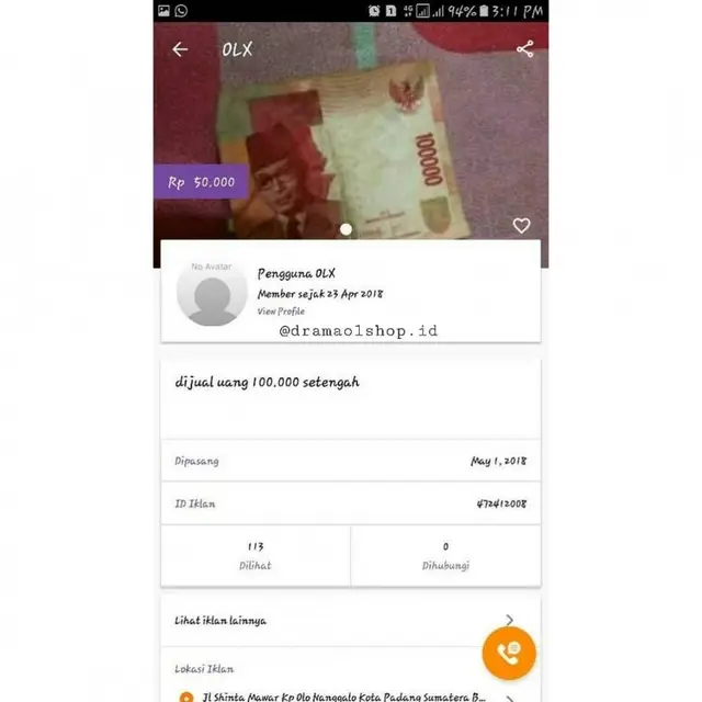 benda absurd di online shop