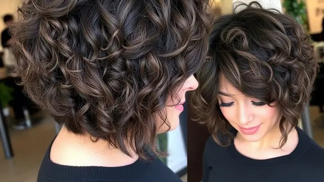 Model Rambut Bob Asimetris