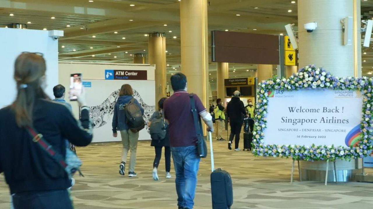 Singapore Airlines Kembali Terbang ke Bali, Angkut 156 Penumpang di Penerbangan Perdana