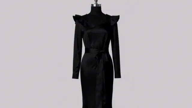 Inspirasi Baju Dress Warna Hitam untuk Gala Dinner
