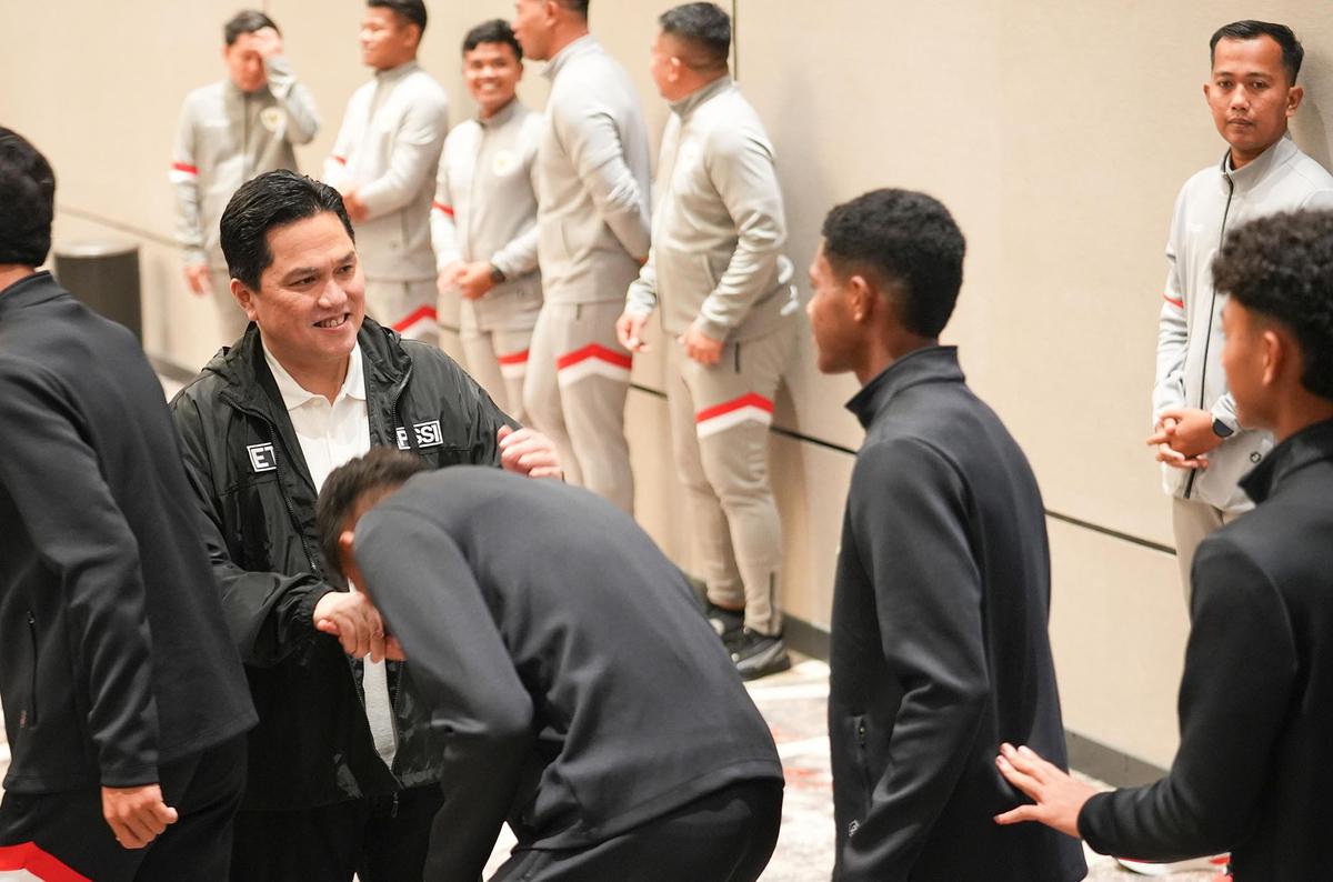 FOTO:  Melepas Timnas U17 Berlaga Ke Piala Asia, Erick Tohir: Target Lolos ke Final Pila Dunia U17