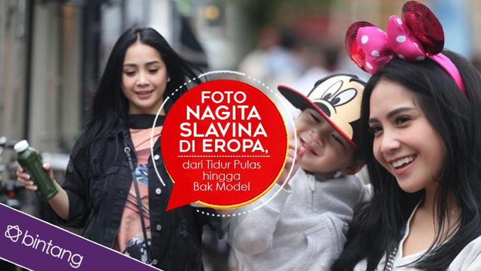Foto Nagita  Slavina di Eropa dari Tidur Pulas hingga Bak 
