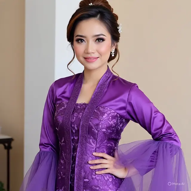 Model Batik Kombinasi Satin