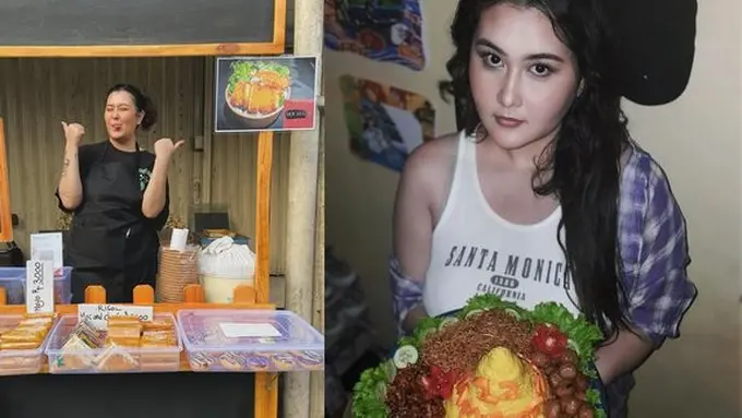 Talitha Curtis, Dulu Pemain Sinetron GGS Kini Berjualan Makanan di Depan Minimarket. (instagram/talithacurtis_)