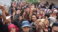 Calon gubernur DKI Jakarta Agus Harimurti Yudhoyono (AHY) memaksimalkan kampanye di sisa waktu terakhir kampanye.