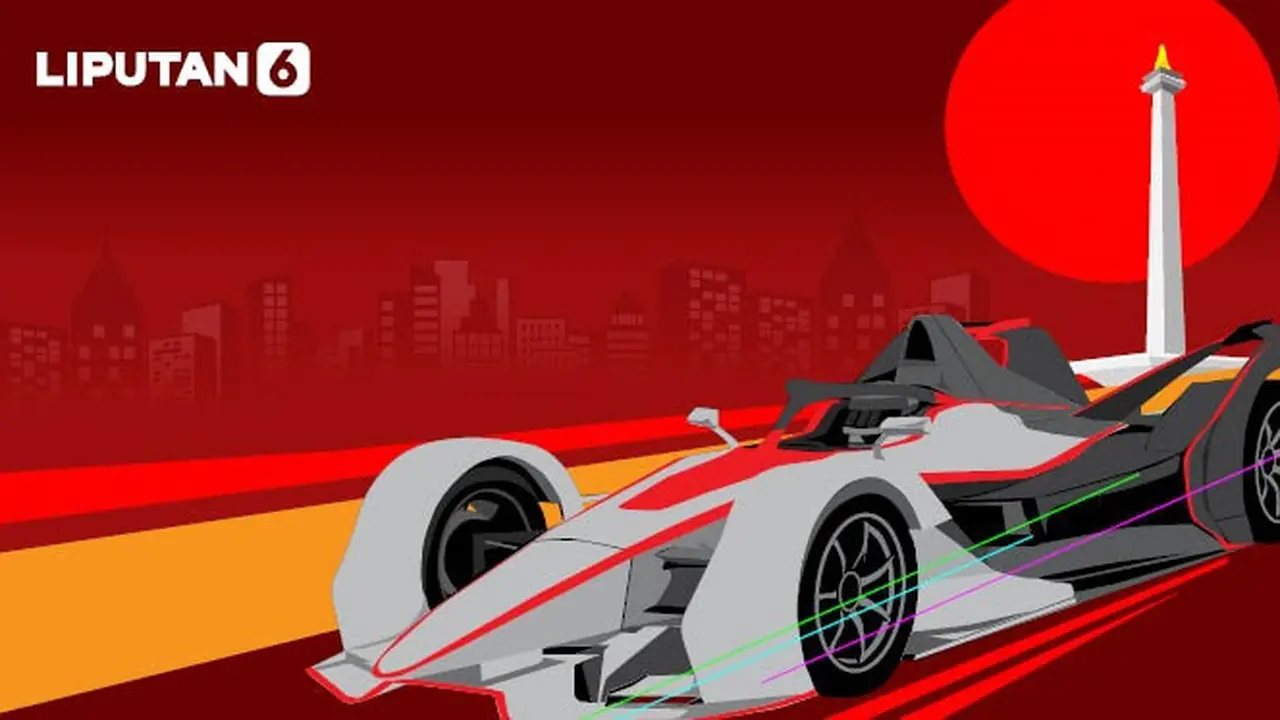 Banner Infografis Formula E 2020 Boleh di Monas. (Liputan6.com/Abdillah)