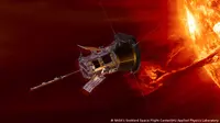 Parker Solar Probe berhasil menyentuh matahari dan menyelam ke dalam koronanya. (NASA)