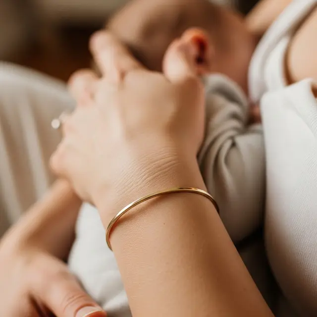 9 Model Gelang Emas Anti Ribet untuk Ibu Menyusui, Aman bagi Si Kecil