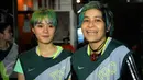 The Virgin ikut berlatih futsal bersama para selebriti lainnya di kawasan Jakarta Selatan, Sabtu (4/7/2015). Mantan pemain timnas, Rocky Putiray menjadi pelatih mereka dalam kegiatan tersebut. (Liputan6.com/Faisal R Syam)