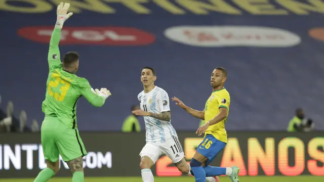 Copa America 2021 Argentina melawan Brasil