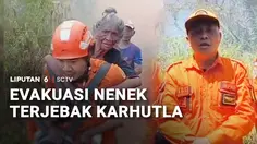Nenek 80 Tahun Terjebak di Hutan Pinus yang Terbakar