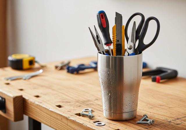 Tempat Perkakas Ringan di Bengkel Mini Rumahan