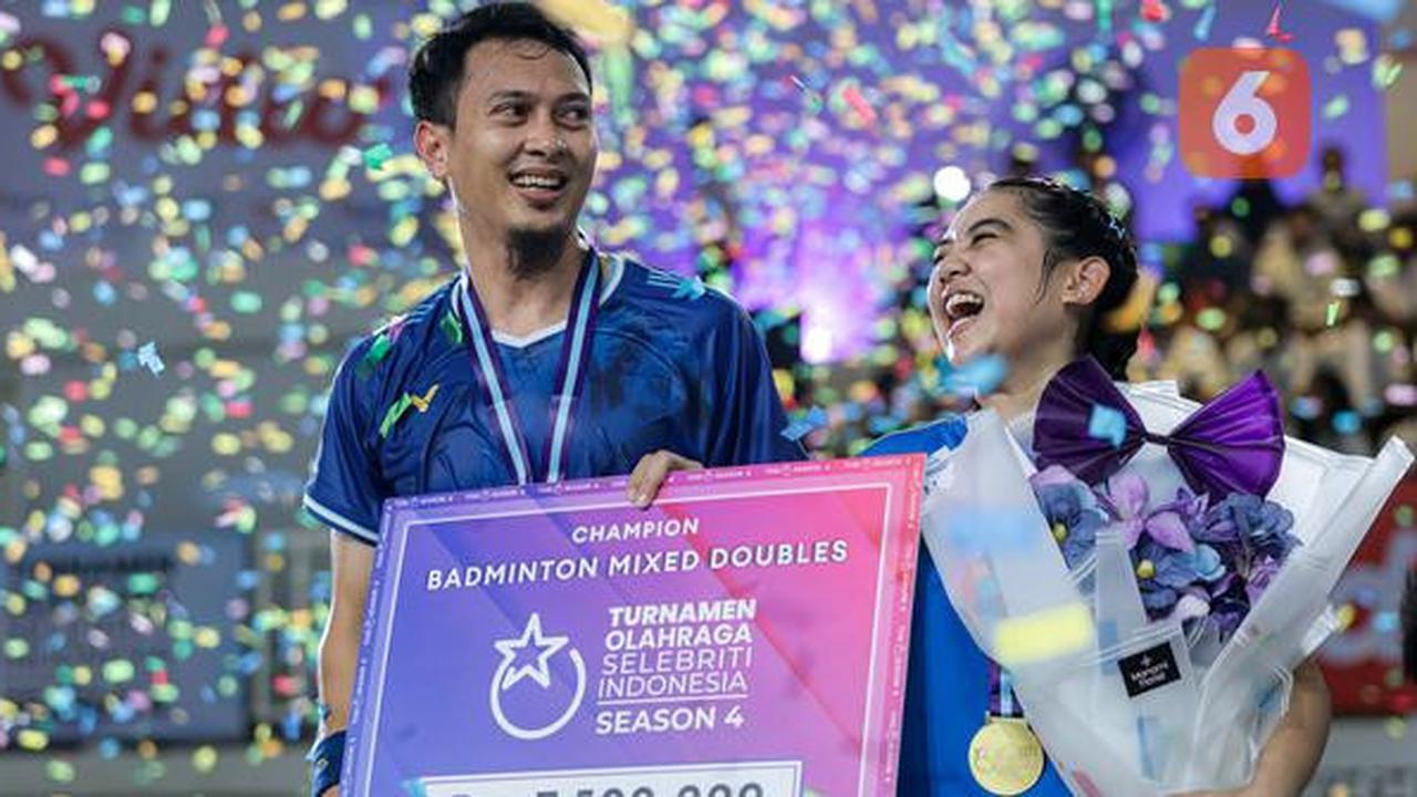 Mohammad Ahsan dan Ziva Magnolya Semringah Berhasil Kalahkan Raffi Ahmad dan Bellaetrix Manuputty di TOSI 4