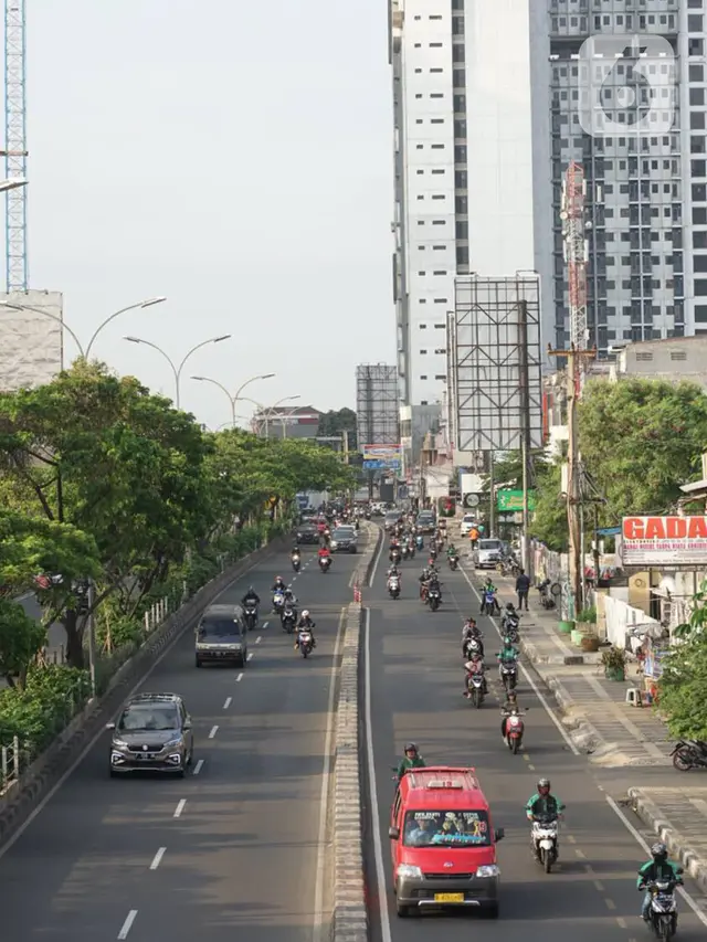 Jalur Sepeda di Jalan Margonda