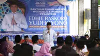 Ketua Fraksi Partai Demokrat DPR RI Edhie Baskoro Yudhoyono saat safari Ramadhan di Pacitan. (Ist).