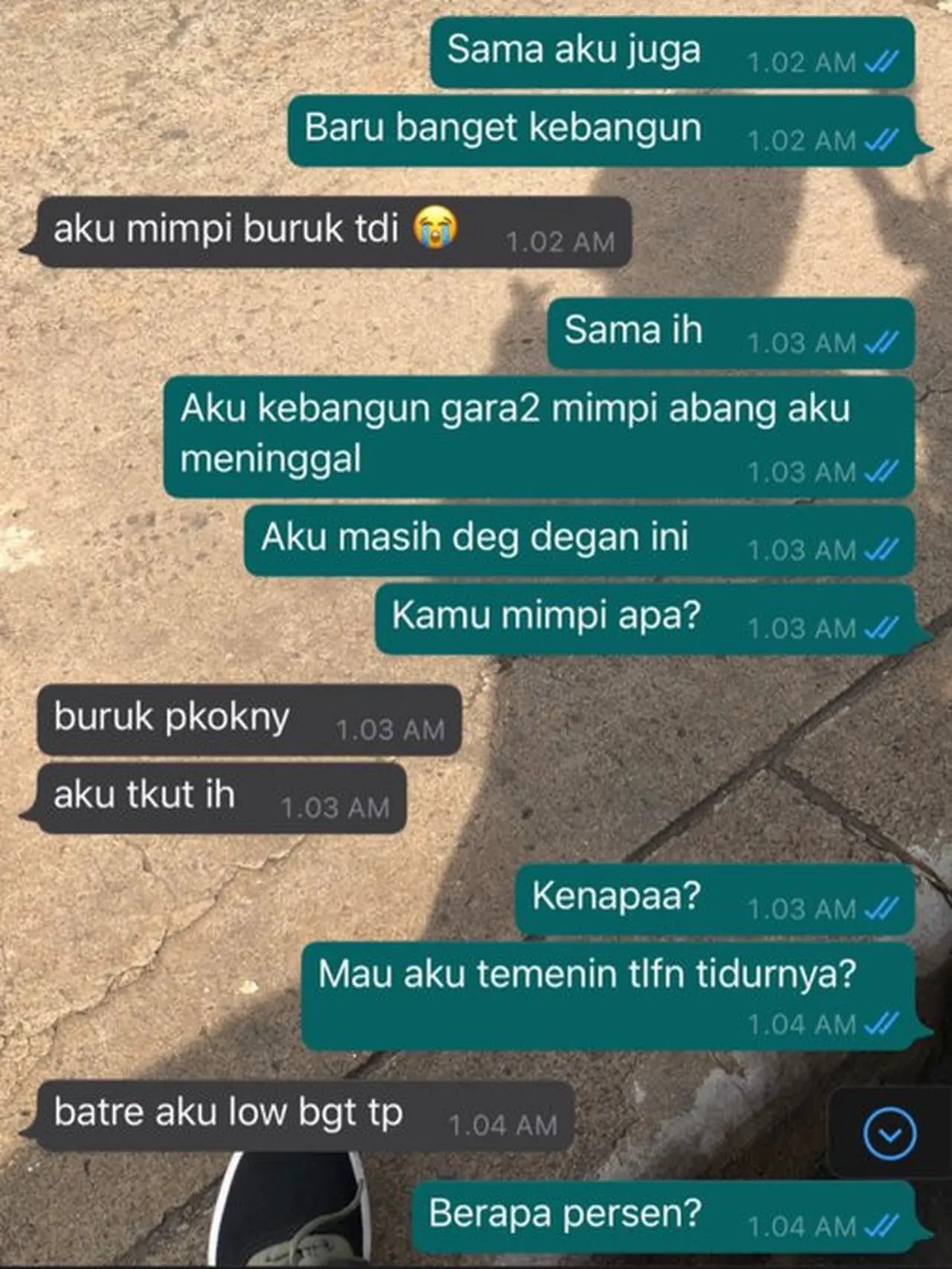 6 Chat Cerita Tentang Mimpi ke Pacar Ini Bikin Tepuk Jidat - Hot
