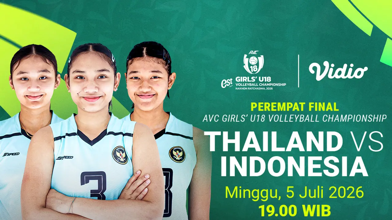 AVC Girls’ U18 Quarterfinal - Thailand vs Indonesia